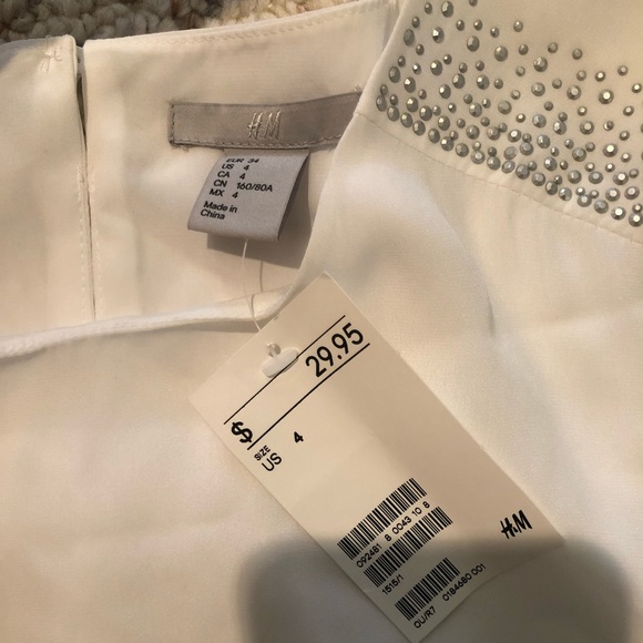 NWT - H&M White Blouse - Picture 2 of 6